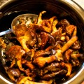 Shiitake and Chanterelles